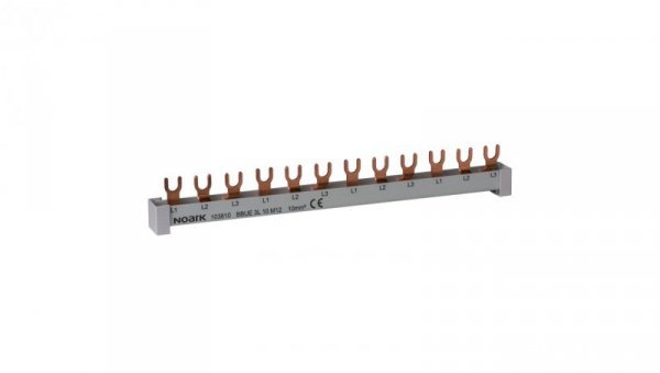 Szyna łączeniowa widełkowa 1-fazowa 10mm2 54 modułów NOARK