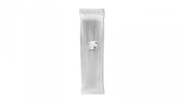 Qoltec Opaski zaciskowe wielorazowe/trytki 7.2*450mm Nylon66 UV Białe