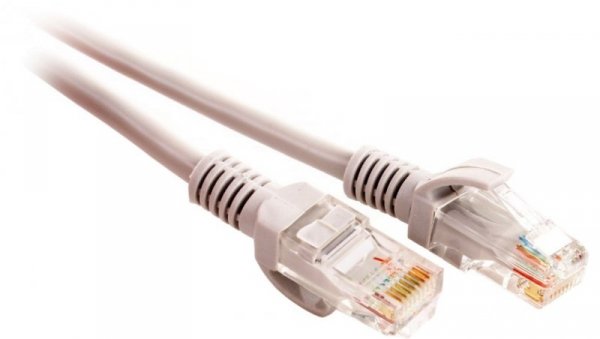 Patchcord skrętka kat. 6 UTP, 5m, szary (GF-PC6UTP-5G) GETFORT