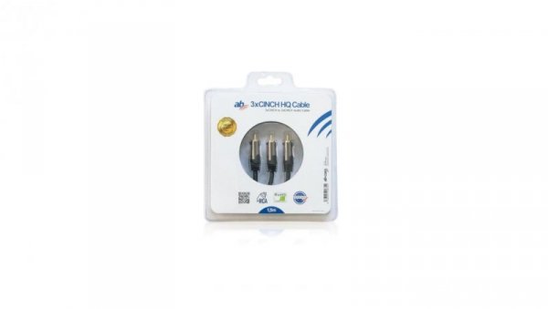 Kabel AB HQ 3xCINCH 1,5m