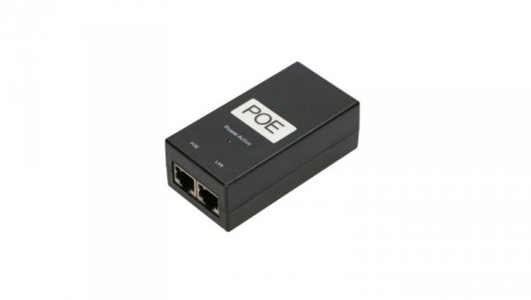 Zasilacz PoE 24V, 1A, 24W, kabel w zestawie Extralink POE-24-24W