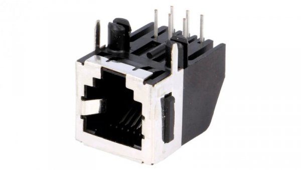 Gniazdo RJ12 6-pin Kat 3 ekranowane,z blokadą panel stop 5555154-1