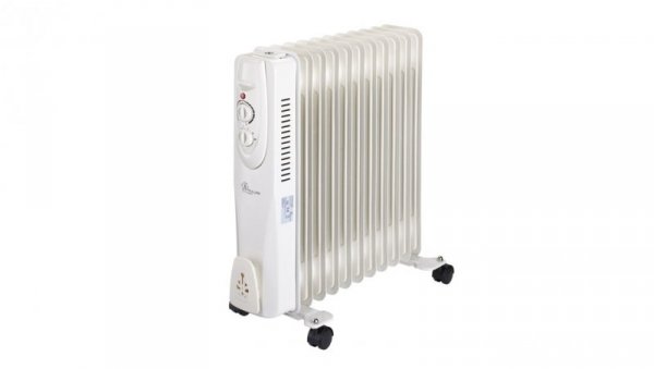 Elektryczny grzejnik olejowy 2500W, 11 żeberek Extralink NY-25W1