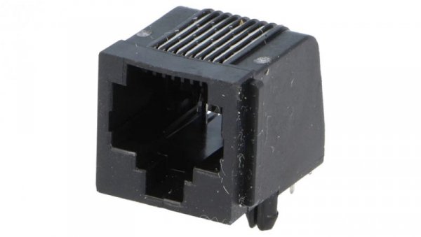 Gniazdo RJ45 8-pin z blokadą panel stop Układ 8p8c na PCB 5520251-4