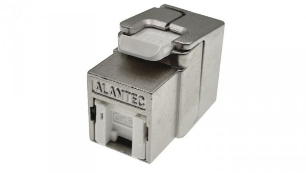 Moduł keystone RJ45 beznarzędziowy STP kat.6A PoE+ Podw. par. transmisyjne ALANTEC MB005-1