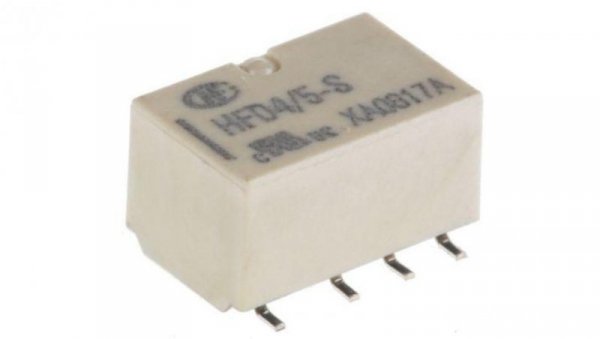Przekaźnik sygnału, 5V dc, 2 A, SPDT, 2-polowy, montaż PCB, RS PRO