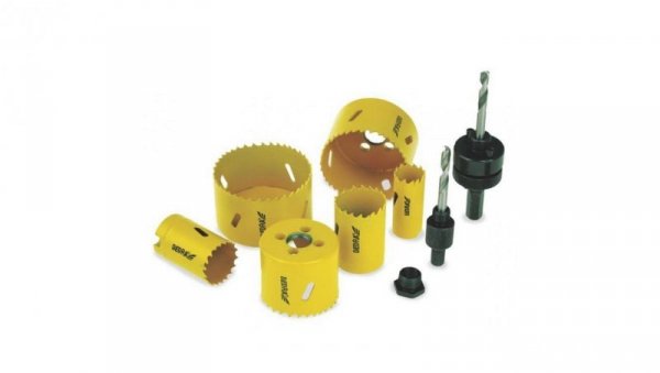 ZESTAW OTWORNIC BI-METALOWYCH 9 SZT.