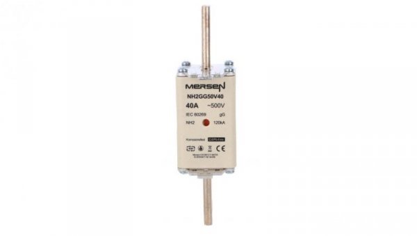 Wkładka bezpiecznikowa NH 2C 40A 500VAC gG M211082