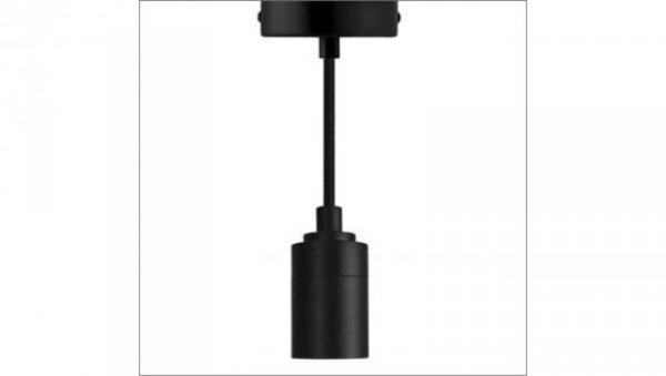 OPRAWKA DECO E27 LUXURY ELEGANCE CZARNA MAT