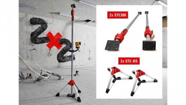 ZESTAW 2 PODPÓRKI SUFITOWE STE+2 STOJAKI SET