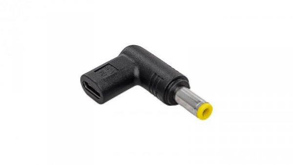Wtyczka do zasilacza uniwersalnego Akyga AK-ND-C01 USB-C / 5.5 x 2.5 mm