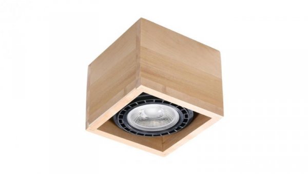 Plafon QUATRO 1 naturalne drewno