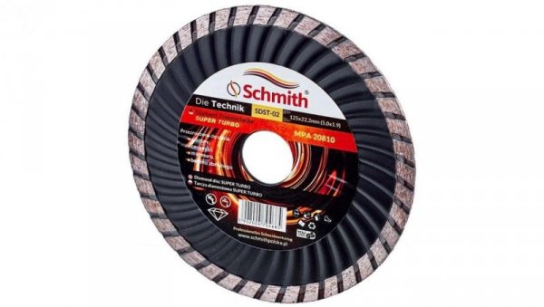 Tarcza diamentowa 115 do betonu zbrojnego glazury SCHMITH