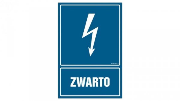 ZNAK - HG004 Zwarto 50 x 75 cm FN - Folia samoprzylepna