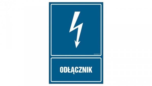 ZNAK - HG010 Odłącznik 7,5 x 10 cm PN - Płyta 1mm
