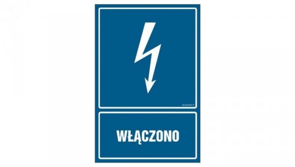 ZNAK - HG021 Włączono 50 x 75 cm PN - Płyta 1mm