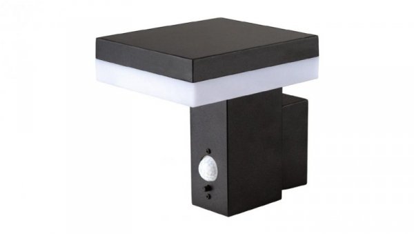 Kinkiet Ogrodowy Solarny LED 5,5W 4000K Lampa Elewacyjna Czarna SOLARIS 2 Kobi