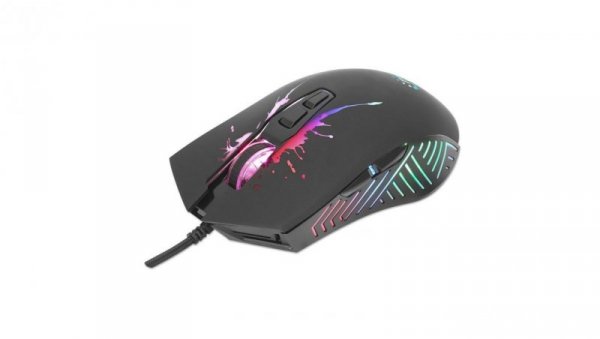 Gamingowa Mysz Optyczna USB 7200dpi z Podświetlaniem LED RGB