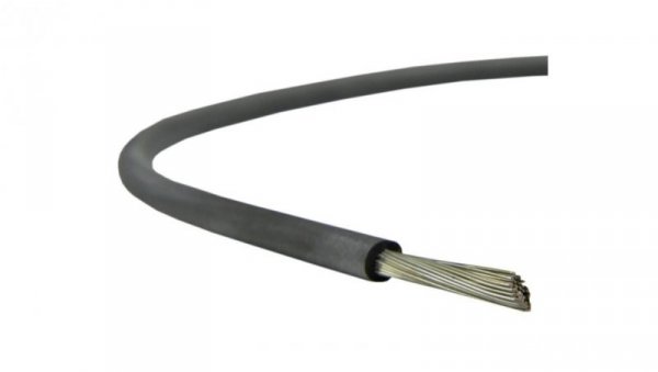 Kabel silikonowy SIF 180C 300/500V 4 ciepłoodporny LSOH czarny linka BSG 100m