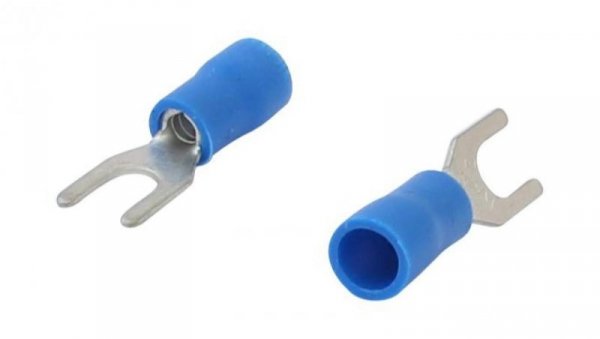 KOŃCÓWKA WIDEŁKOWA IZOLOWANA 1.5-2.5MM 2/4MM 10 SZTUK