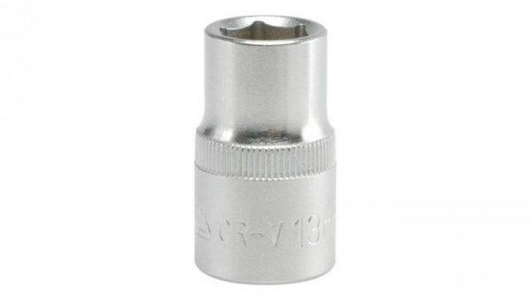 NASADKA KRÓTKA 6-KĄTNA CHROMOWANA 1/2 13MM