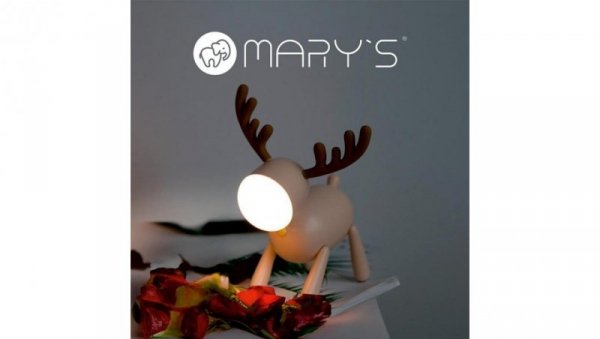 MARYS LAMPKA LED JELONEK BEŻOWY