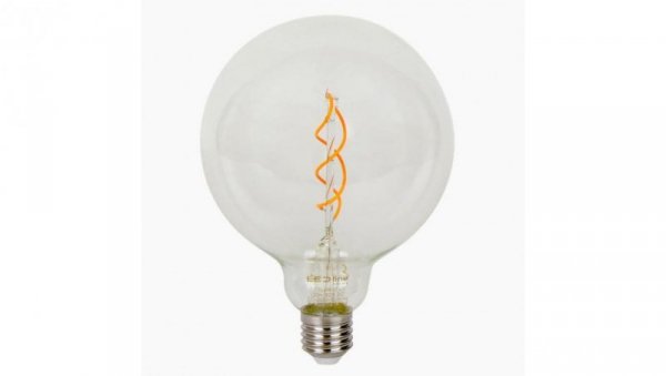 LED line PRIME żarówka LED E27 4W 1800K 230lm 220-240V FILAMENT G125 KULA RETRO EDISON VINTAGE ŚCIEMNIALNA 5 lat gwar.