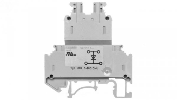 Złączka diodowa 4-przewodowa 0,2-4mm2 szara UKK-5-DIO/O-U 2791016/ 1szt.