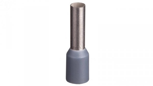 Końcówka tulejkowa izolowana TI 4mm2/10mm szara cynowana TI4L10x500 /500szt./