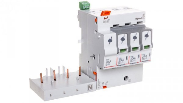 Ogranicznik przepięć Typ T2 3P+N 20kA 1,7kV blokowy ON 300 412263