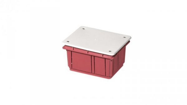 Puszka podtynkowa z pokrywą seria 350 120x100x50 czerwony-biały EC350C3 /opak. 100/