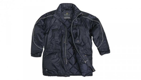 Kurtka z poliestru powlekanego PVC idealna do niskich temperatur kolor granatowy rozmiar 3XL CORP HELSIBM3X