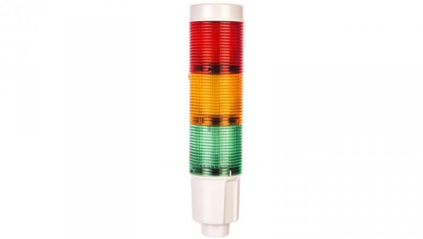 Kolumna sygnalizacyjna o średnicy 45mm, światło zielone/pomarańczowe/czerwone ciągłe LED 24VDC 8LT4K04BG