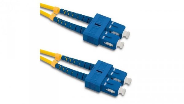Qoltec Patchcord światłowodowy SC/UPC - SC/UPC Singlemode 9/125 G652D Duplex 1m