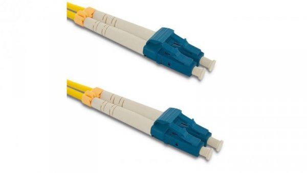 Qoltec Patchcord światłowodowy LC/UPC - LC/UPC Singlemode 9/125 G652D Duplex 1m