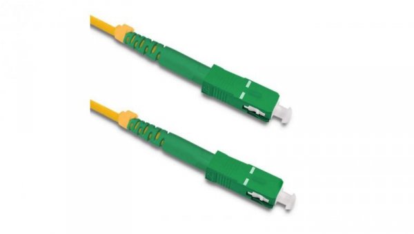 Qoltec Patchcord światłowodowy SC/APC - SC/APC Singlemode 9/125 G652D Simplex 15m