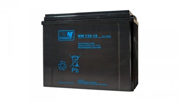 Akumulator AGM 12V 130Ah (352x170x276mm) MW 130-12