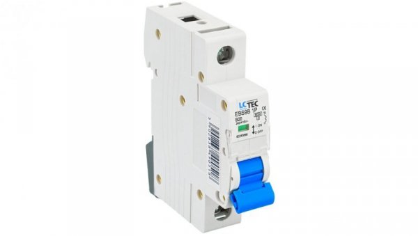 Wyłącznik nadprądowy 1P B 20A 6kA AC LC-Tec EBS9B-1B/20 LCTEC-EBS9B-1B/20