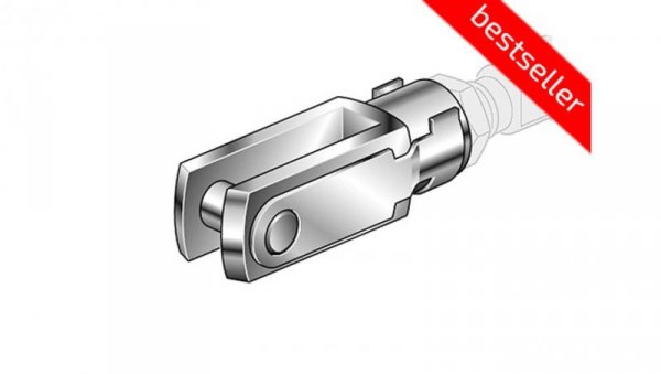 Końcówka widełkowa M10x1,25, D25-32, FS/025-032