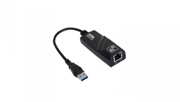 Adapter z kablem Akyga AK-AD-31 karta sieciowa USB A (m) / RJ45 (f) 10/100/1000 ver. 3.0 15cm