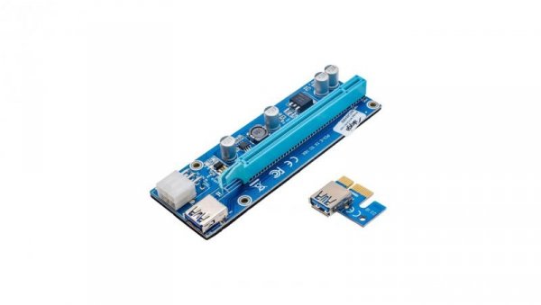 Riser Akyga AK-CA-64 PCI-E 1x - 16x USB 3.0