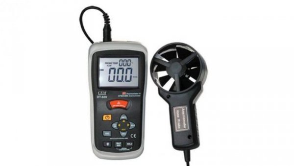 Miernik wiatromierz termoanemometr DT-620 DT-620