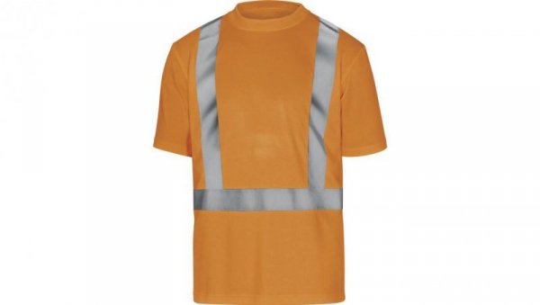 T-shirt ostrzegawczy z poliestru kolor pomarańczowy rozmiar S COMETORPT