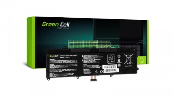 Bateria Green Cell C21-X202 do Asus X201E F201E VivoBook F202E Q200E S200E X202E