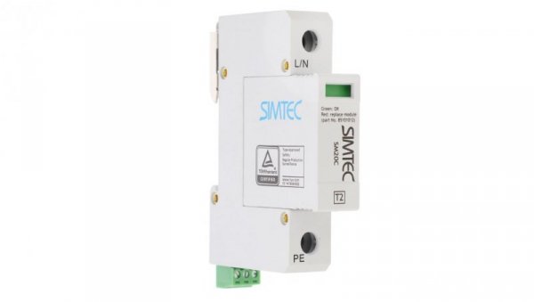 Ogranicznik przepięć Typ T2 1P 20kA SIMTEC SM20C/1-275 85101000