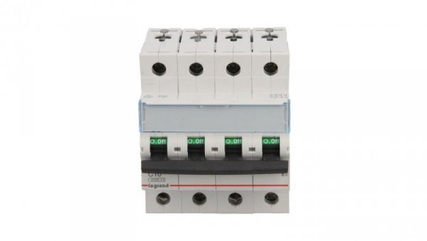 Wyłącznik nadprądowy 4P C 10A 6kA AC S304 TX3 403560