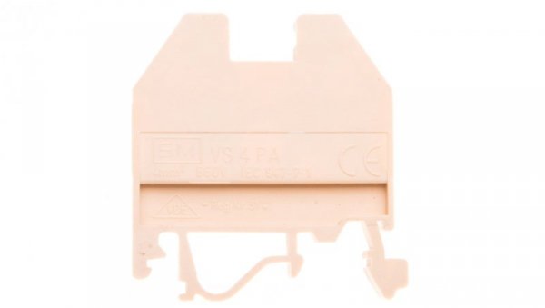 Złączka szynowa gwintowa 4mm2 beżowa VS 4 PA 003901037
