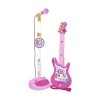 Gitara Dziecięca Disney Princess Mikrofon Różowy Księżniczki Disneya