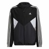 Kurtka Sportowa Dziecięca Adidas Coupe-Vent Colorblock Czarny