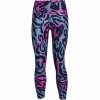 Legginsy Sportowe Damskie Under Armour HeatGear Niebieski